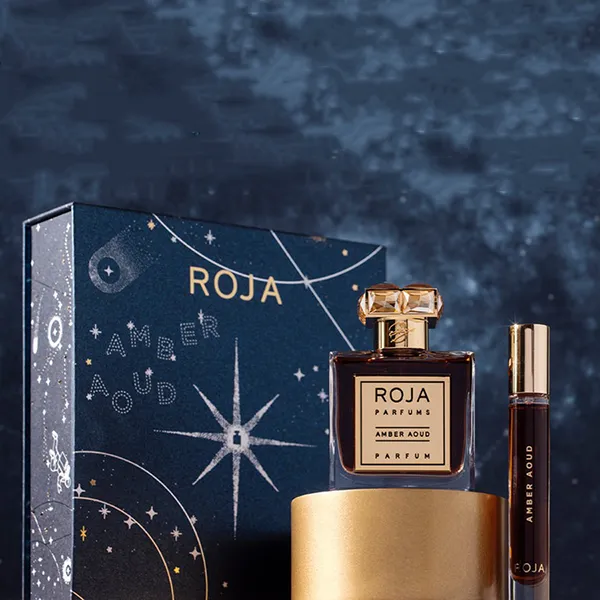 Set Nước Hoa Unisex Roja Parfums Amber Aoud Parfum (50ml + 10ml)