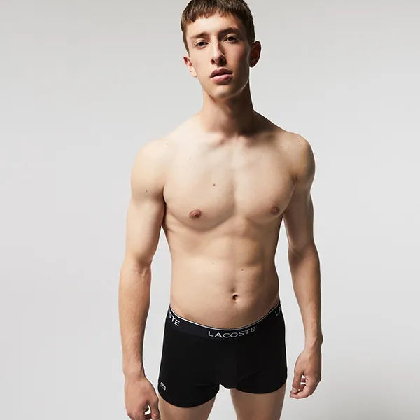 Set Quần Lót Lacoste Casual Black Trunks 5H3389 - 031 Size S - Thời trang - Vua Hàng Hiệu