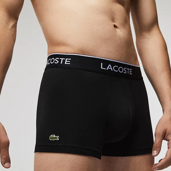 Set Quần Lót Lacoste Casual Black Trunks 5H3389 - 031 Size S - Thời trang - Vua Hàng Hiệu