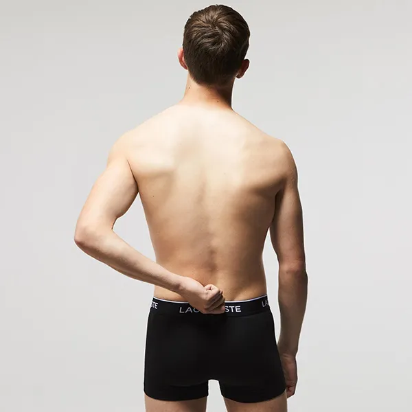 Set Quần Lót Lacoste Casual Black Trunks 5H3389 - 031 Size S - Thời trang - Vua Hàng Hiệu
