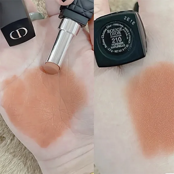 Son Dior Rouge Dior Forever 210 Forever Naturelle Màu Nâu Đất - Son Môi - Vua Hàng Hiệu