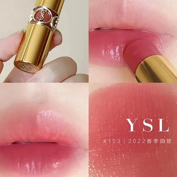 Son Dưỡng Yves Saint Laurent YSL Rouge Volupte Shine 153 Rose Dentelle Màu Hồng Đất C_NDA