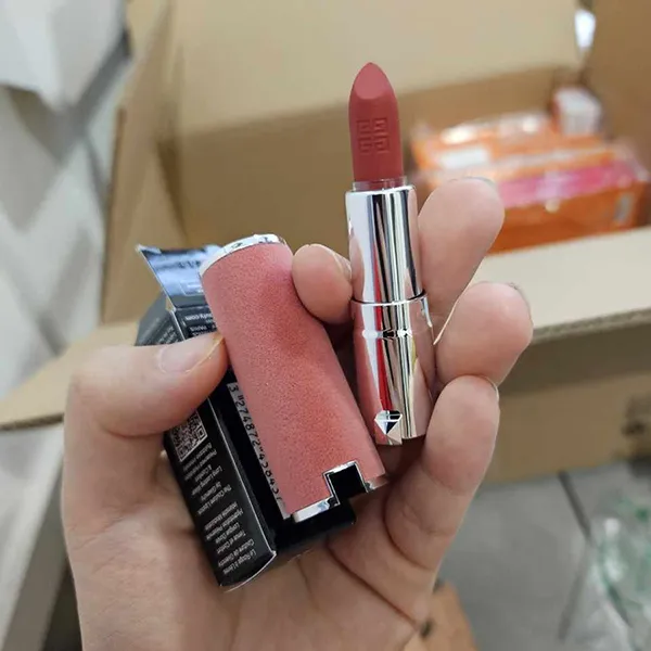 Son Givenchy Le Rouge Sheer Velvet Màu 27 Rouge Infusé Hồng Đất Size Mini