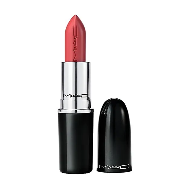 Son MAC Lustreglass Sheer-Shine Lipstick 565 Màu Hồng Đào 3g - Son Môi - Vua Hàng Hiệu