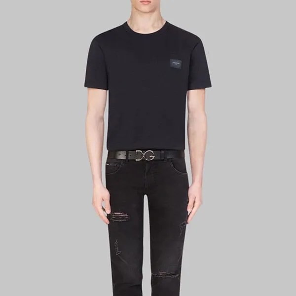 Thắt Lưng Nam Dolce & Gabbana D&G Buckle Belt BC4248AC493 Màu Đen Size 90 - Thắt lưng - Vua Hàng Hiệu