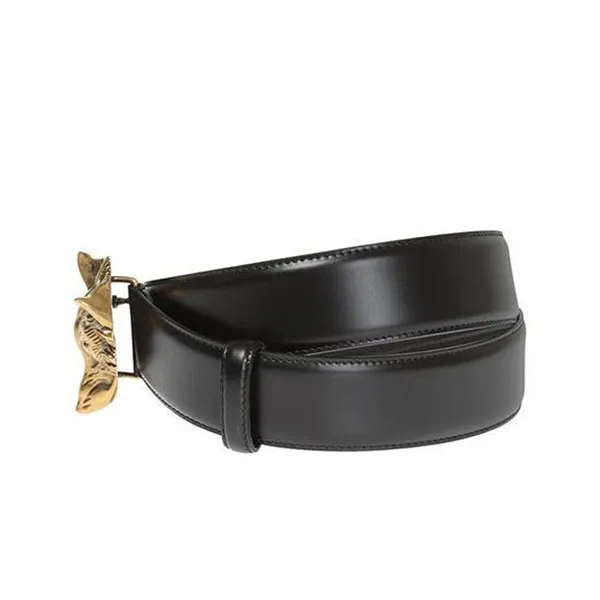 Thắt Lưng Nam Gucci GG Men's Leather Belt With Wolf 430250 Buckle In Black Màu Đen Size 85 - Thắt lưng - Vua Hàng Hiệu
