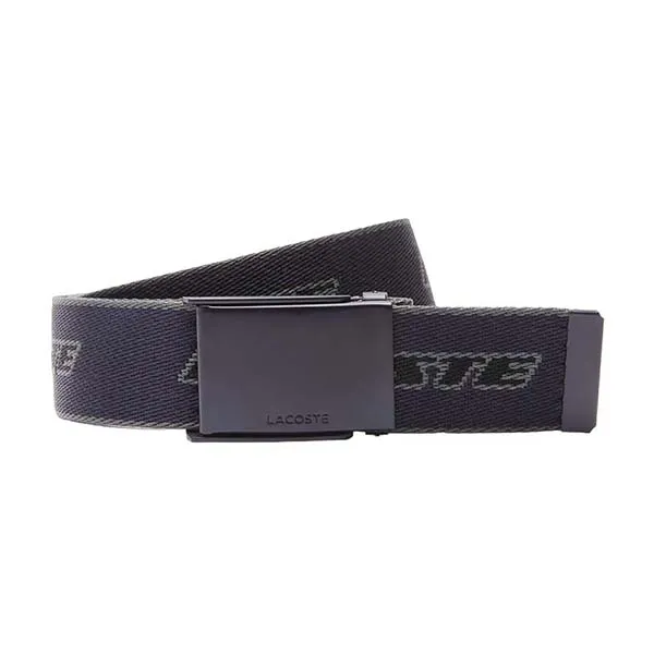 Thắt Lưng Nam Lacoste Men's Contrast Branded Canvas Belt RC4053 - L12 Màu Xanh Navy Size 110