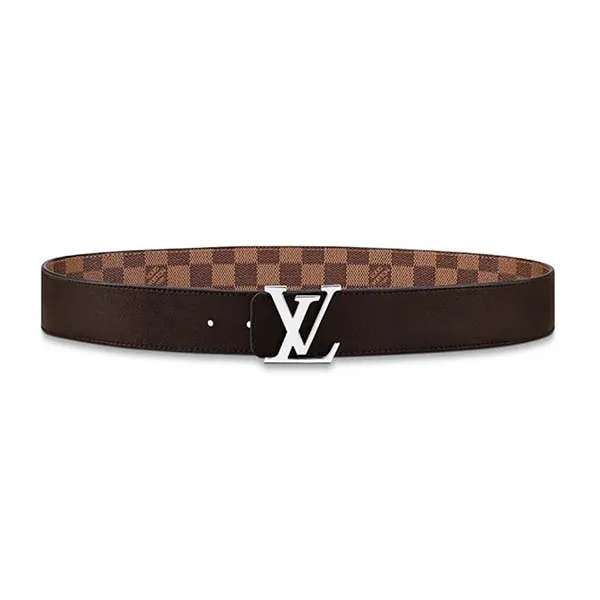 Thắt Lưng Nam Louis Vuitton LV Initiales Double Sided Belt M0212 Màu Nâu Size 90