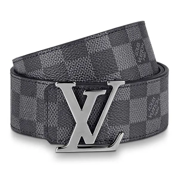 Thắt Lưng Nam Louis Vuitton LV Initiales Double Sided Belt M0213U Màu Xám Đen Size 90 - Thắt lưng - Vua Hàng Hiệu