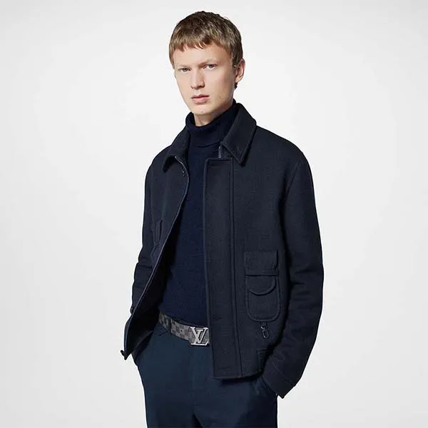 Thắt Lưng Nam Louis Vuitton LV Initiales Double Sided Belt M0213U Màu Xám Đen Size 90 - Thắt lưng - Vua Hàng Hiệu