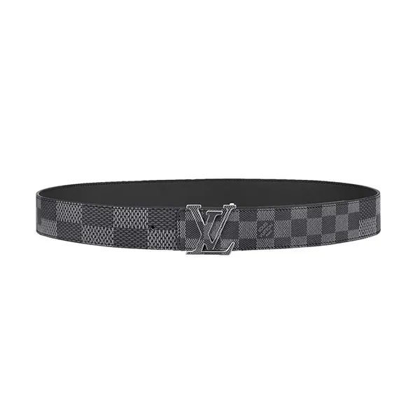 Thắt Lưng Nam Louis Vuitton LV Initiales Reversible Belt M0340V Màu Xám Đen Size 90 - Thắt lưng - Vua Hàng Hiệu