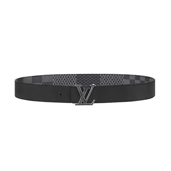 Thắt Lưng Nam Louis Vuitton LV Initiales Reversible Belt M0340V Màu Xám Đen Size 90 - Thắt lưng - Vua Hàng Hiệu