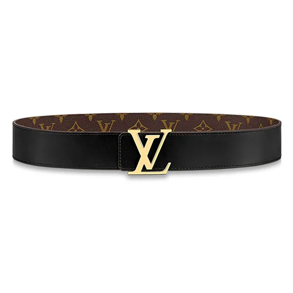 Thắt Lưng Unisex Louis Vuitton LV M0566Q Initials Reversible Belt Màu Nâu Đen Size 90