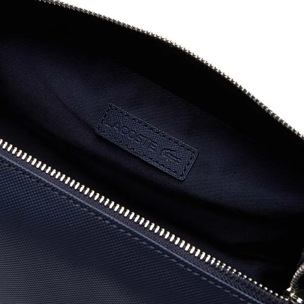 Túi Cầm Tay Lacoste Classic Double Zip Petit Piqué NH2345 - NVY Màu Xanh Navy