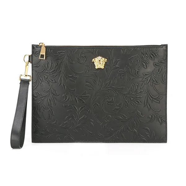 Túi Cầm Tay Nam Versace Pouch Màu Đen