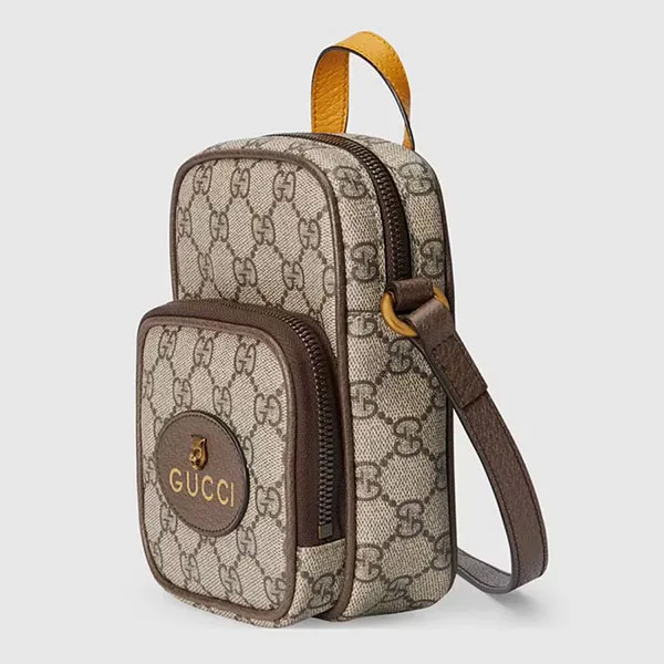 Túi Đeo Chéo Gucci Neo Vintage Mini Bag Monogram ‎658556-K9GOT-8861 Màu Nâu Be