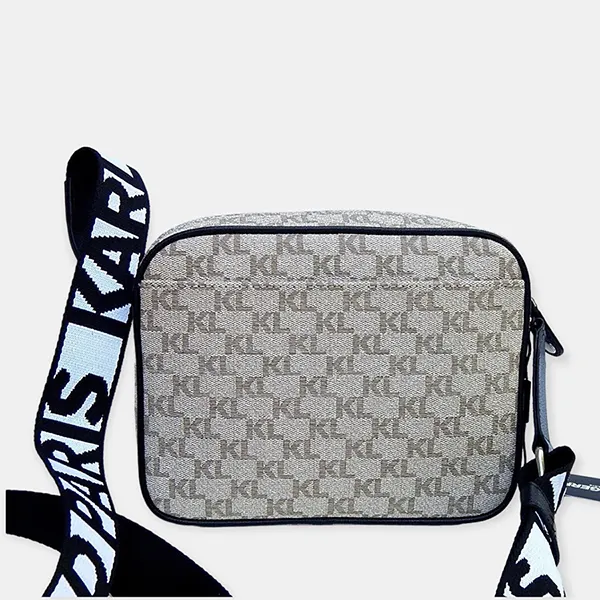 Túi Đeo Chéo Nữ Karl Lagerfeld Paris Crossbody Bag Màu Đen Xám - Túi xách - Vua Hàng Hiệu