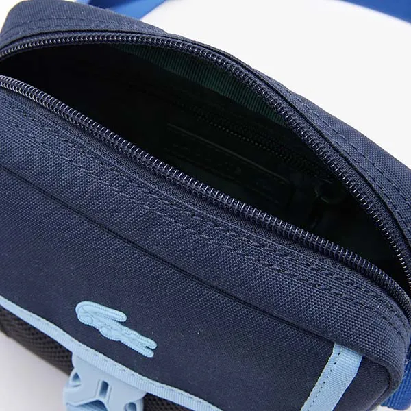 Túi Đeo Chéo Lacoste Neocroc Colour-block Canvas Messenger Bag NH3843 - K13 Màu Xanh Đen