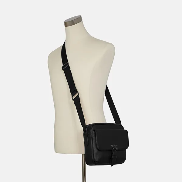 Túi Đeo Chéo Nam Coach Hudson Crossbody C5399 Màu Đen