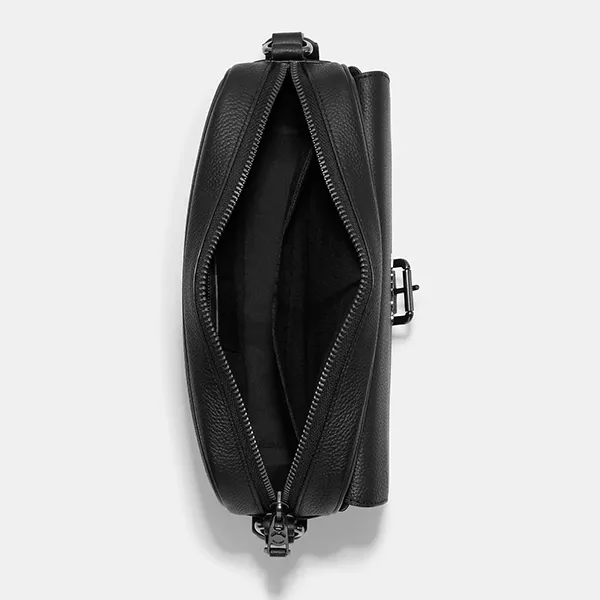 Túi Đeo Chéo Nam Coach Hudson Crossbody C5399 Màu Đen