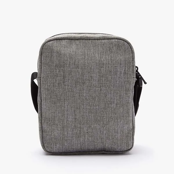 Túi Đeo Chéo Nam Lacoste Men's Neocroc Branded Canvas Crossbody NH3886NZ Màu Xám