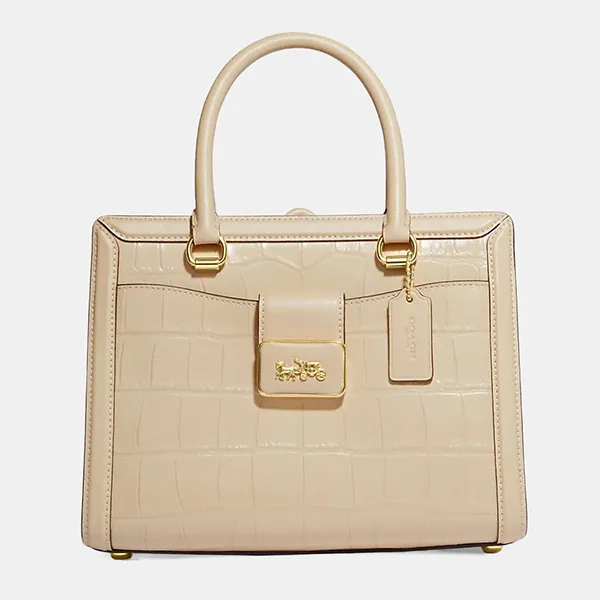 Túi Đeo Chéo Nữ Coach Grace Carryall CF389 Màu Be