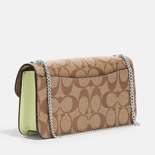 Túi Đeo Chéo Nữ Coach Morgan Crossbody In Signature Canvas CK438 Màu Nâu Khaki - Túi xách - Vua Hàng Hiệu