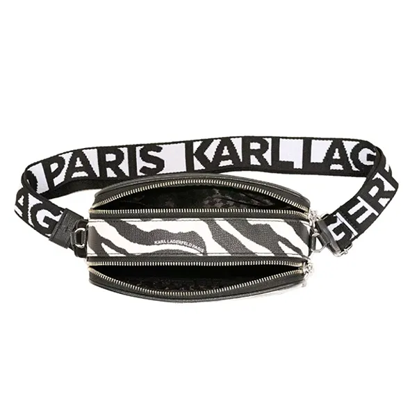 Túi Đeo Chéo Nữ Karl Lagerfeld Paris Maybelle Crossbody Màu Đen Trắng