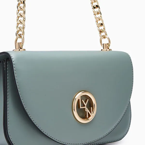 Túi Đeo Chéo Nữ Lyn Circle Crossbody Bags LL23FBS243 Green Màu Xanh