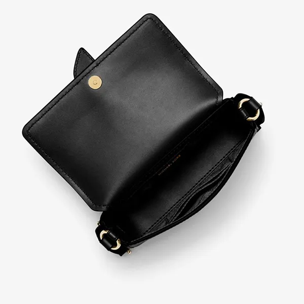 Túi Đeo Chéo Nữ Michael Kors MK Greenwich Extra-Small Sling Crossbody Bag 32S3GGRC1L Màu Đen