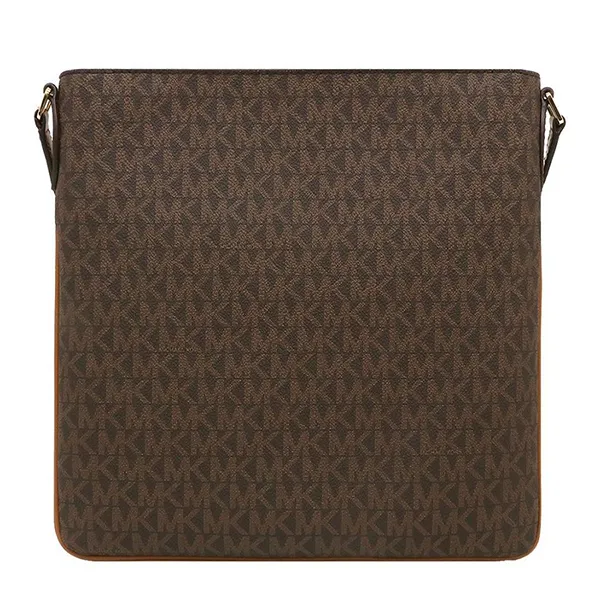Túi Đeo Chéo Nữ Michael Kors MK Logo Crossbody 35S9GI7C7B Bag Màu Nâu