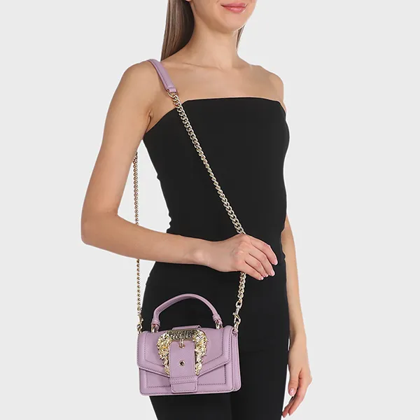Túi Đeo Chéo Nữ Versace Jeans Couture Purple Shoulder Bag 74VA4BF6 ZS413 302 Màu Tím