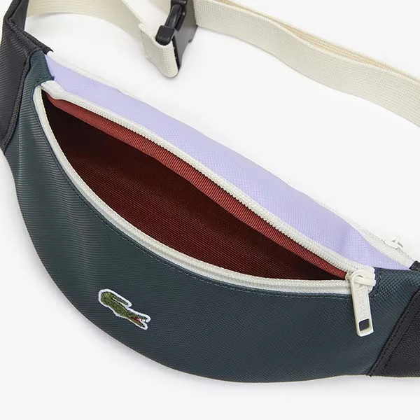 Túi Đeo Hông Nam Lacoste Men's Patchwork Effect Belt Bag NH4050HN - L19 Màu Xanh