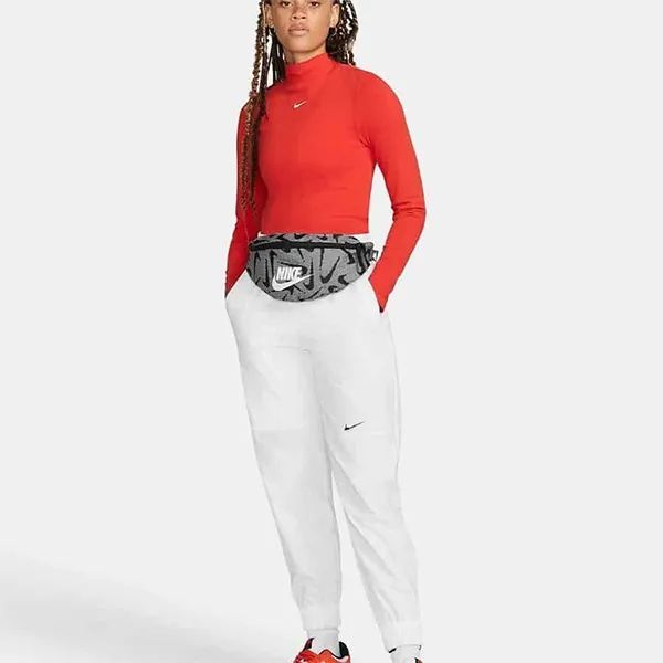 Túi Đeo Hông Nike Heritage WaistPack DQ5605-010 Màu Đen Ghi - Túi xách - Vua Hàng Hiệu
