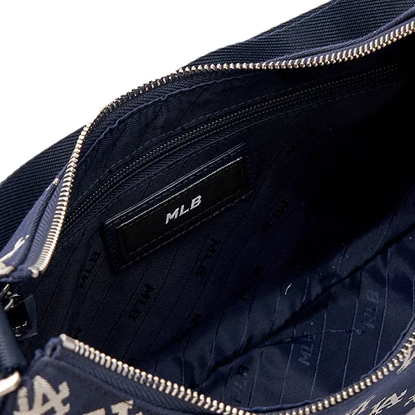 Túi Đeo Vai Nữ MLB Mono Hobo Bag LA Dodgers Navy 3ABQL023N-07NYD Màu Xanh Navy