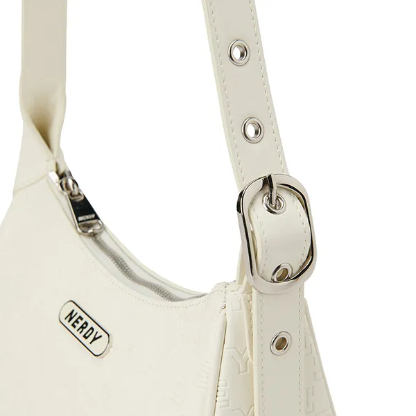 Túi Đeo Vai Nerdy Monogram Hobo PNES23AA20 Màu Trắng - Túi xách - Vua Hàng Hiệu