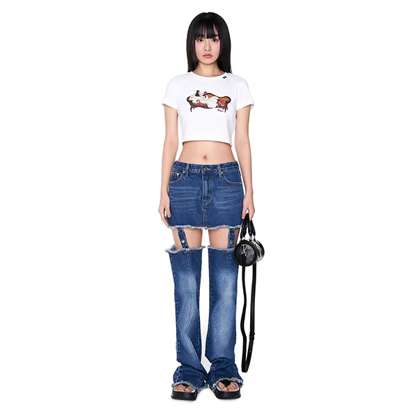 Túi Đeo Vai Nữ Nerdy Monogram Mini Cylinder PNES23AA21 Bag Màu Đen - Túi xách - Vua Hàng Hiệu