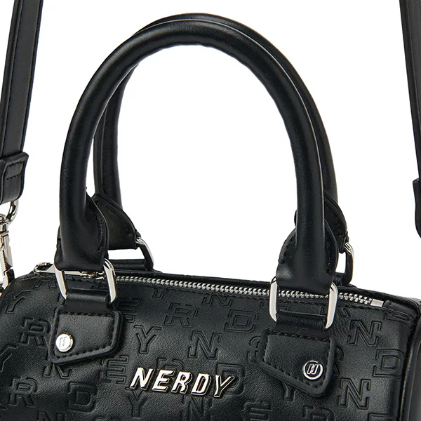 Túi Đeo Vai Nữ Nerdy Monogram Mini Cylinder PNES23AA21 Bag Màu Đen - Túi xách - Vua Hàng Hiệu