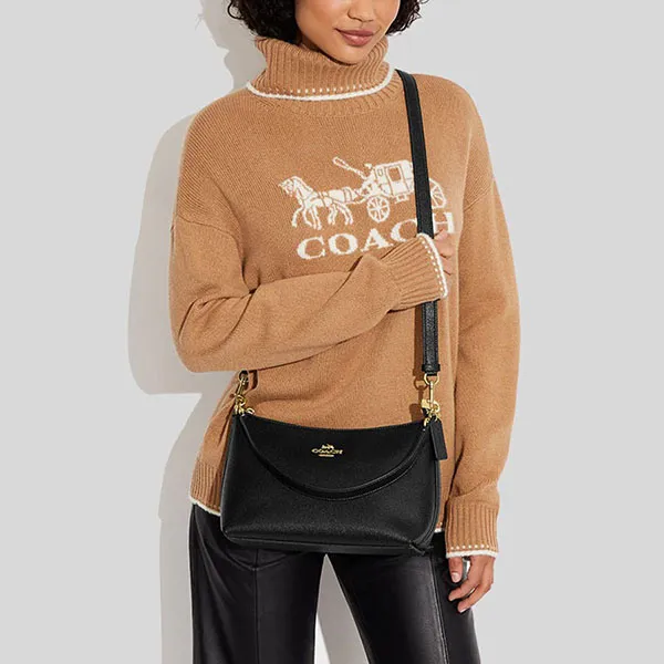 Túi Đeo Vai Nữ Coach Clara Shoulder Bag Black CE584 Màu Đen - Túi xách - Vua Hàng Hiệu