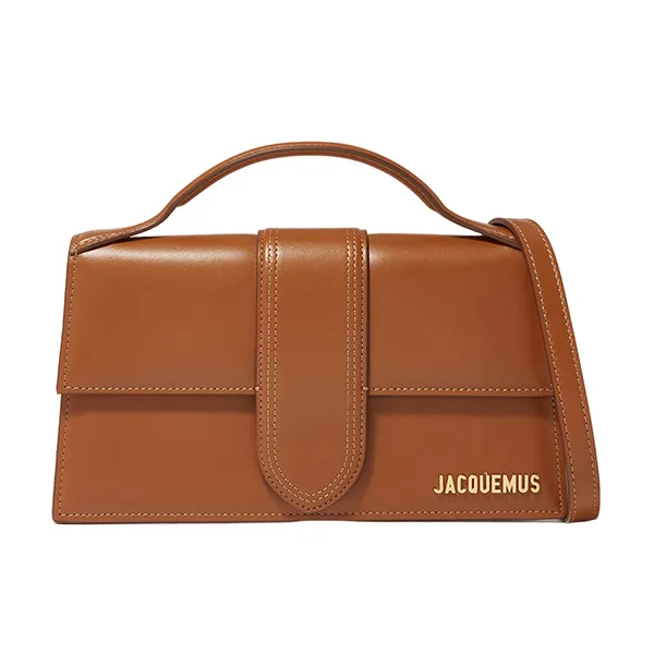 Túi Đeo Vai Nữ Jacquemus Le Grand Bambino Bag Màu Nâu Khaki - Túi xách - Vua Hàng Hiệu