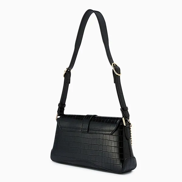 Túi Đeo Vai Nữ Lyn Infinite Meta Crossbody Bags LL23MBF264 Black Màu Đen