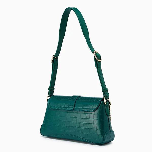Túi Đeo Vai Nữ Lyn Infinite Meta Crossbody Bags LL23MBF264 Green Màu Xanh Lá