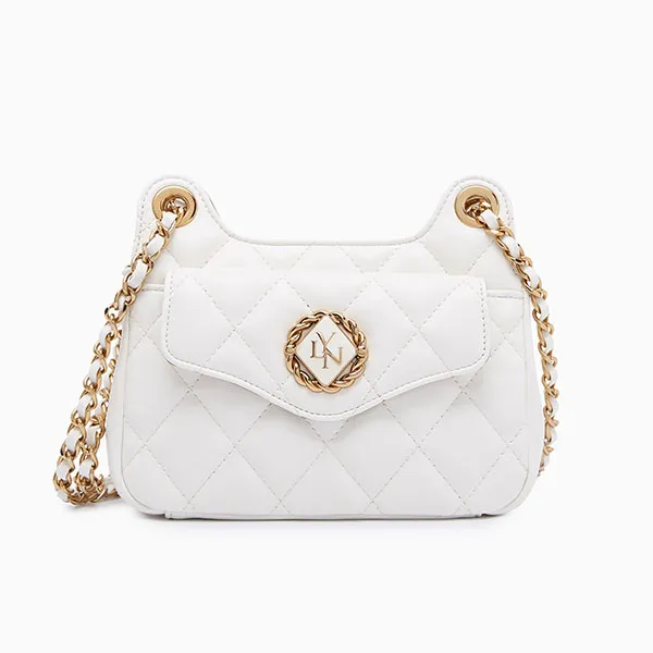 Túi Đeo Vai Nữ Lyn Niki XS Crossbody Bags LL23FBF086 White Màu Trắng
