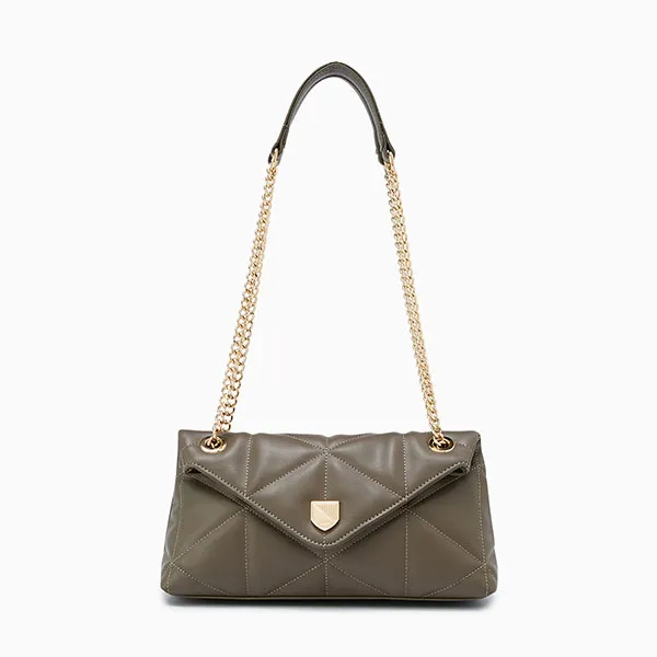 Túi Đeo Vai Nữ Lyn Prism M Shoulder Bags LL23FBS210 Green Màu Xanh Olive - Túi xách - Vua Hàng Hiệu