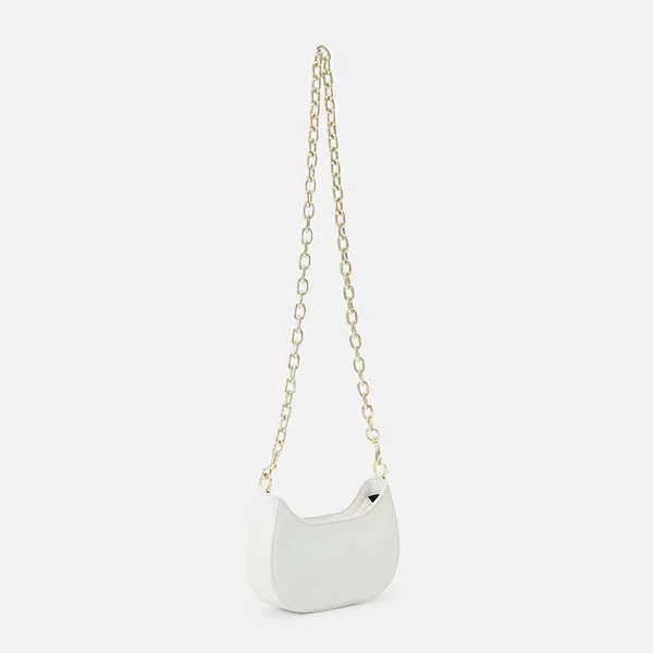 Túi Đeo Vai Nữ Versace Jeans Couture Range Thelma Classic Bag VEI51H0M3-A11 White Màu Trắng
