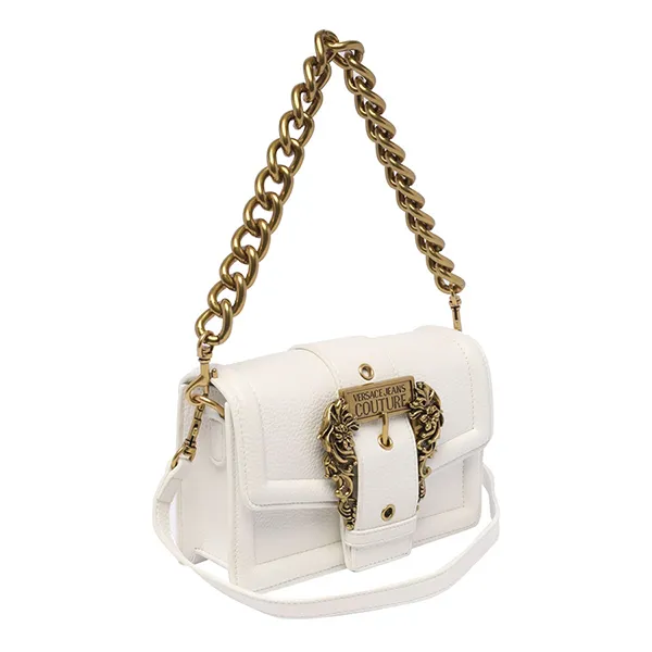 Túi Đeo Vai Nữ Versace Jeans Couture Shoulder Bag 75VA4BFCZS413003 Màu Trắng - Túi xách - Vua Hàng Hiệu