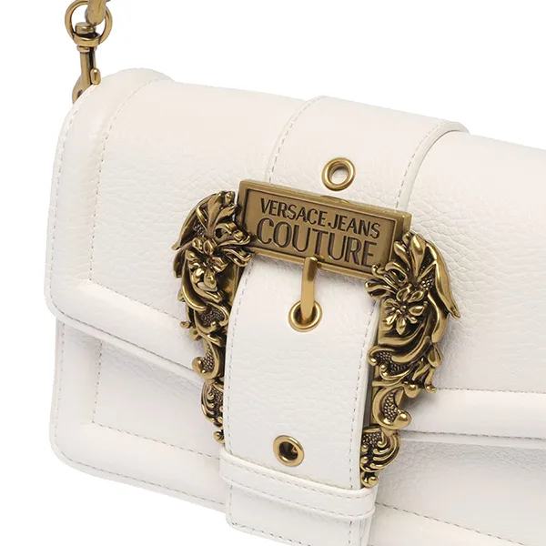 Túi Đeo Vai Nữ Versace Jeans Couture Shoulder Bag 75VA4BFCZS413003 Màu Trắng - Túi xách - Vua Hàng Hiệu