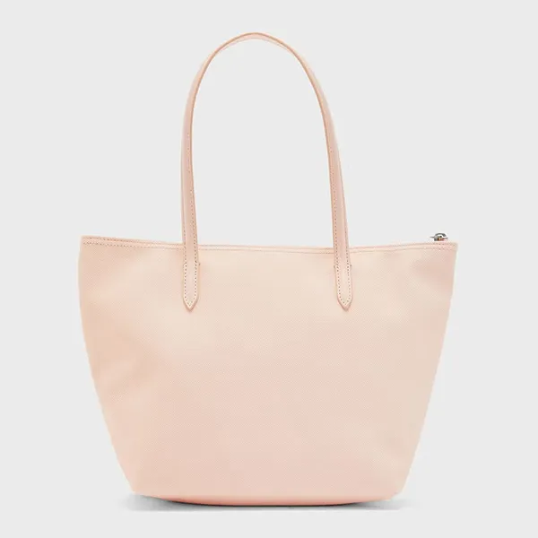 Túi Tote Nữ Lacoste Women's L.12.12 Concept Shopper Bag NF2037PO D21 Màu Hồng Nhạt - Túi xách - Vua Hàng Hiệu