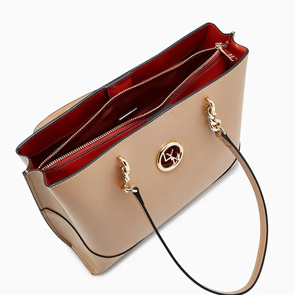 Túi Tote Nữ Lyn Circle And Backpacks LL23FBS241 Beige Màu Be