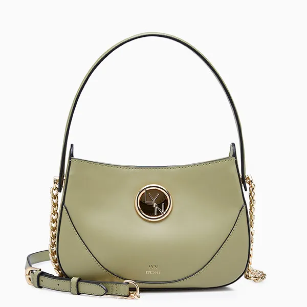 Túi Xách Nữ Lyn Circle Shoulder Bags LL23FBS242 Green Màu Xanh Lá